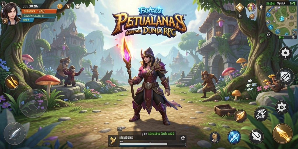 Tampilan utama gameplay 8II yang menunjukkan aksi seru dalam RPG.