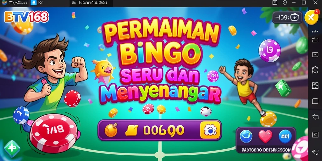 Tampilan gameplay Bingo yang menarik dan interaktif di BTV168.