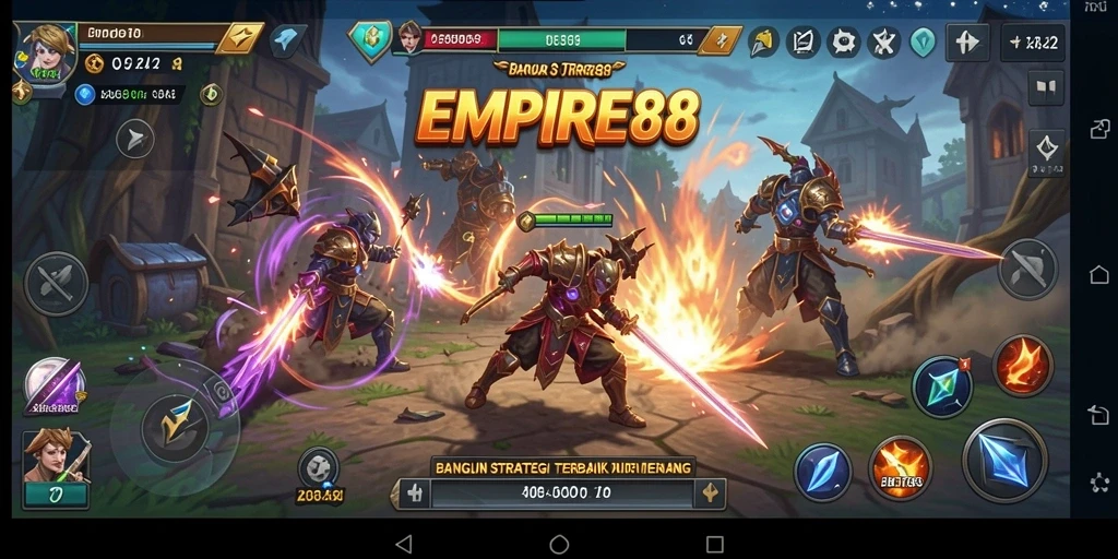 Tampilan gameplay menarik dari EMPIRE88 dengan pertempuran strategi.