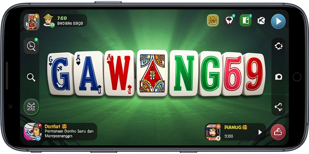 Screenshot GAWANG69 menunjukkan gameplay domino yang mendebarkan.