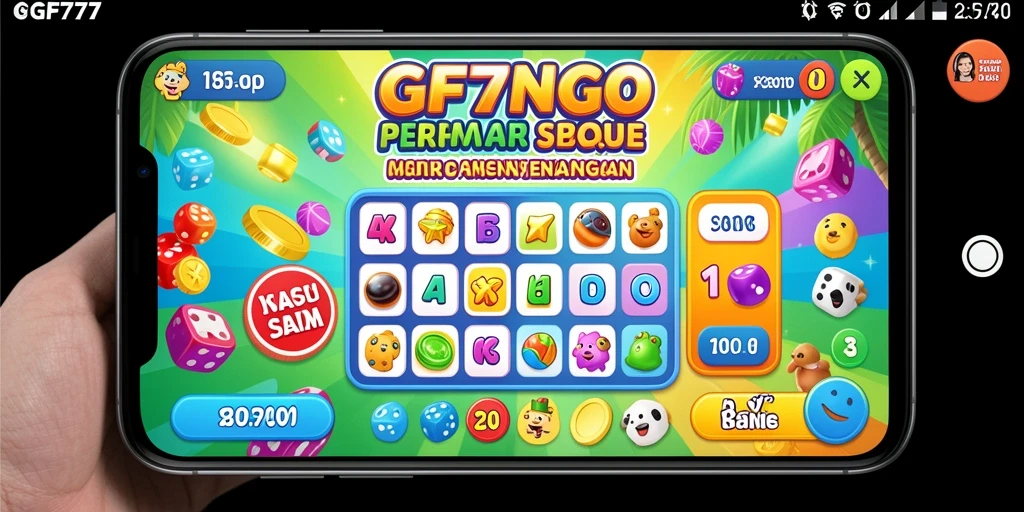 Tampilan screenshot dari gameplay Bingo yang seru di GF777.