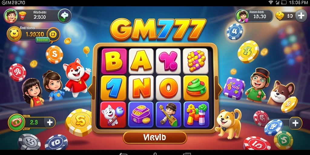 Tampilan gameplay Bingo yang seru dan menarik di GM777.