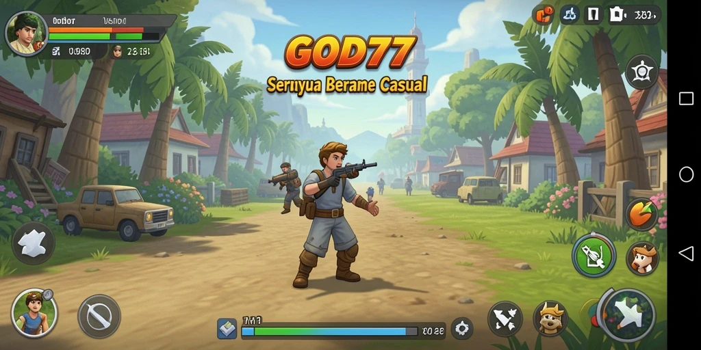 Screenshot menampilkan gameplay seru GOD77 yang menghibur.
