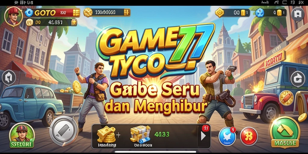 Screenshot GOTO77 menampilkan gameplay Tycoon yang seru.