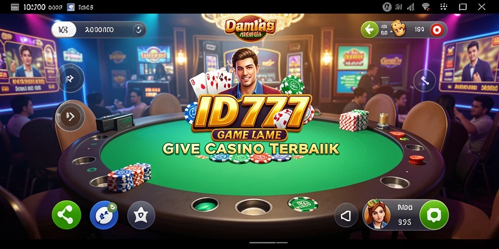 Tampilan gameplay Live Casino yang menarik di ID777.