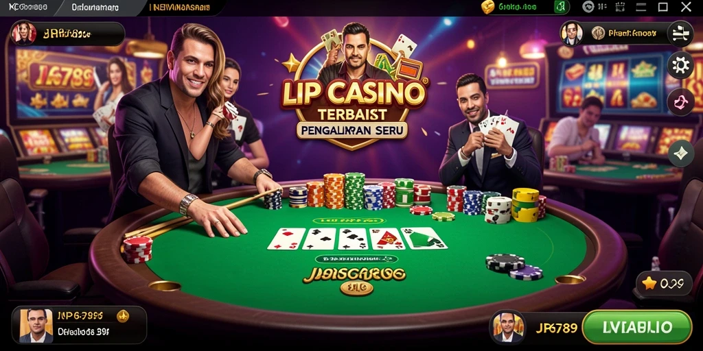 Tampilan menarik permainan Live Casino di JP6789.