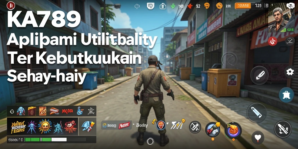 Tampilan antarmuka KA789 yang sederhana dan intuitif.