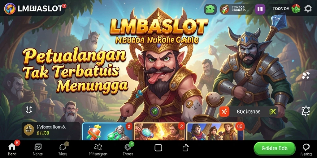 Tangkapan layar gameplay seru dan menegangkan di LMBASLOT.