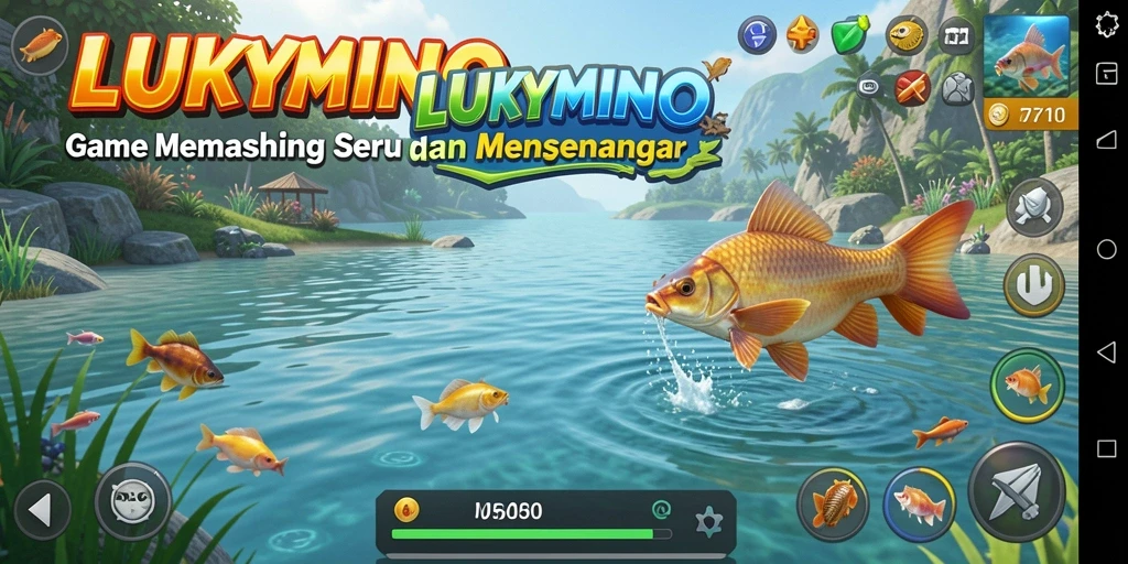 Gameplay seru dan mendebarkan dalam LUKYMINO