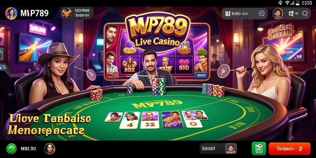 Gameplay Live Casino di MVP789 yang mendebarkan dan interaktif.