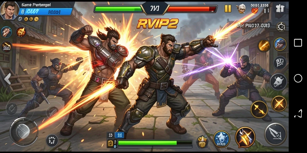 Gameplay RVIP2 yang menegangkan dalam pertarungan Fighting