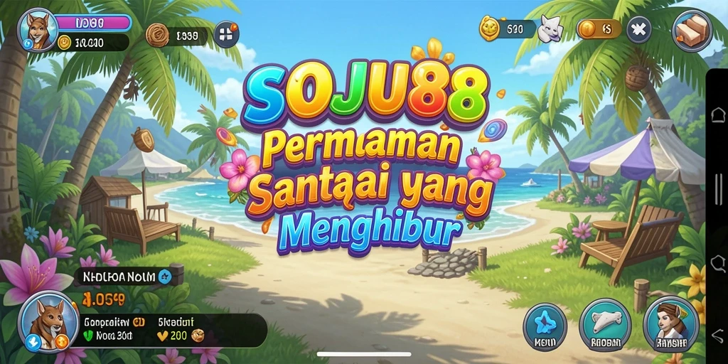 Tangkapan layar gameplay SOJU88 yang menyenangkan dan santai.